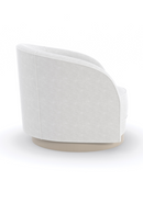 White Chenille Swivel Chair | Caracole Ahead of the Curve | Oroatrade.com