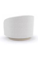 White Chenille Swivel Chair | Caracole Ahead of the Curve | Oroatrade.com