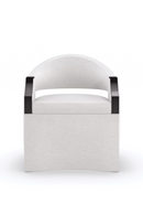White Modern Accent Chair | Caracole Dinner Roll | Oroatrade.com