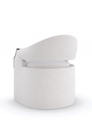 White Modern Accent Chair | Caracole Dinner Roll | Oroatrade.com