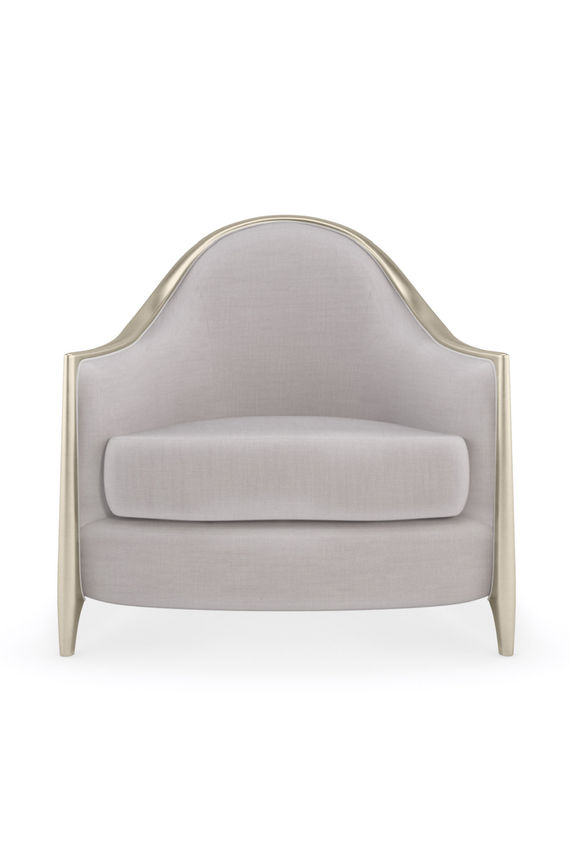Gray Chenille Lounge Chair | Caracole Simply Stunning | Oroatrade.com