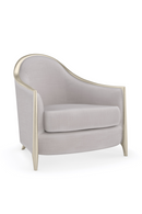 Gray Chenille Lounge Chair | Caracole Simply Stunning | Oroatrade.com