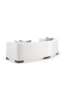 White Chenille Modular Chair | Caracole Lounge Around | Oroatrade.com
