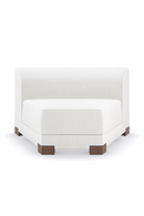 White Chenille Modular Chair | Caracole Lounge Around | Oroatrade.com