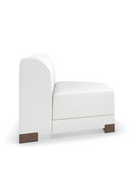 White Chenille Modular Chair | Caracole Lounge Around | Oroatrade.com