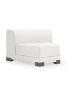 White Chenille Modular Chair | Caracole Lounge Around | Oroatrade.com