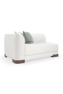 White Chenille Modular Chair | Caracole Lounge Around | Oroatrade.com
