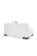 White Chenille Modular Chair | Caracole Lounge Around | Oroatrade.com