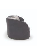 Black Organic-Shaped Sofa | Caracole Eclipse | Oroatrade.com