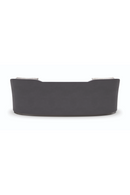 Black Organic-Shaped Sofa | Caracole Eclipse | Oroatrade.com