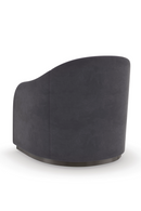Dark Gray Velvet Club Chair | Caracole Eclipse | Oroatrade.com