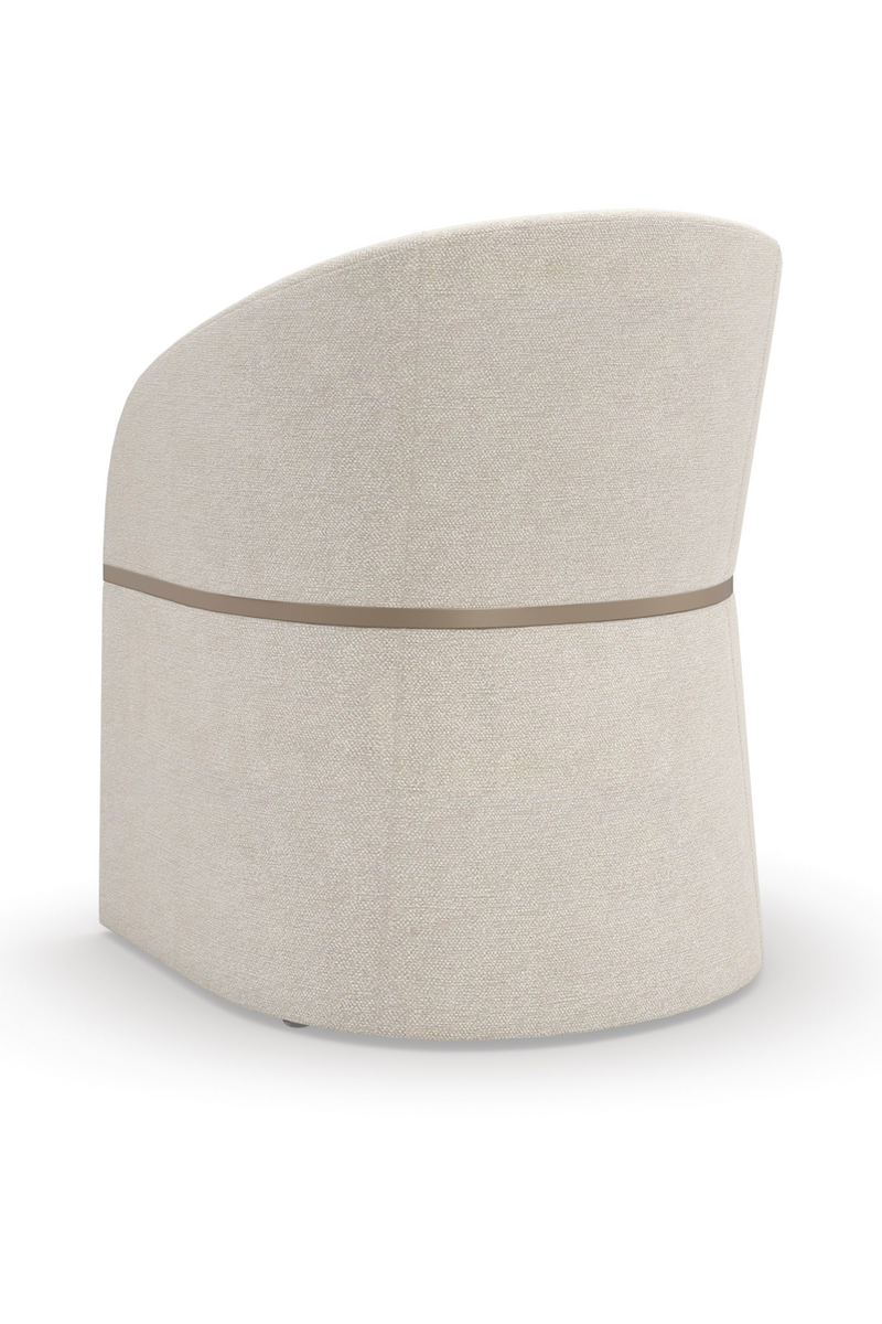Ivory Fabric Accent Chair | Caracole Dune | Oroatrade.com
