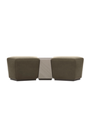Faceted Modern Ottoman | Caracole Gemini | Oroatrade.com