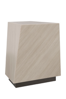 Faceted Modern Ottoman | Caracole Gemini | Oroatrade.com