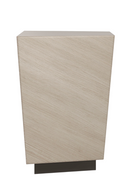 Faceted Modern Ottoman | Caracole Gemini | Oroatrade.com