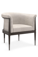 Gray Barrel Occasional Chair | Caracole Dorian | Oroatrade.com