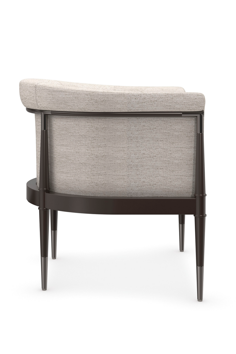 Gray Barrel Occasional Chair | Caracole Dorian | Oroatrade.com