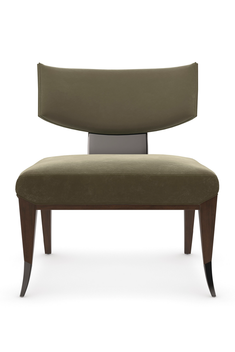 Velvet Arched Accent Chair | Caracole Mykonos | Oroatrade.com