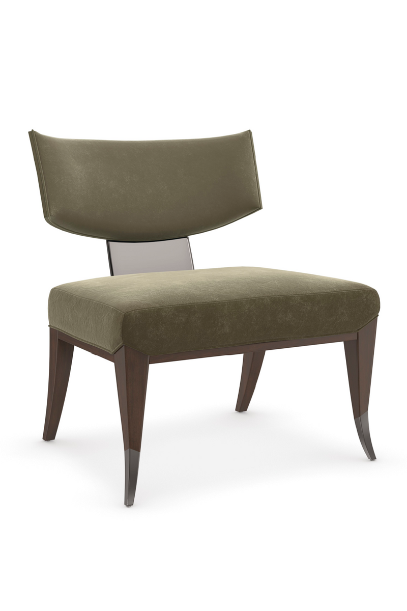 Velvet Arched Accent Chair | Caracole Mykonos | Oroatrade.com