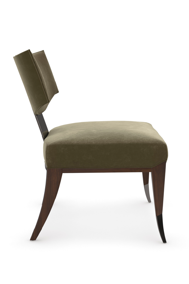 Velvet Arched Accent Chair | Caracole Mykonos | Oroatrade.com