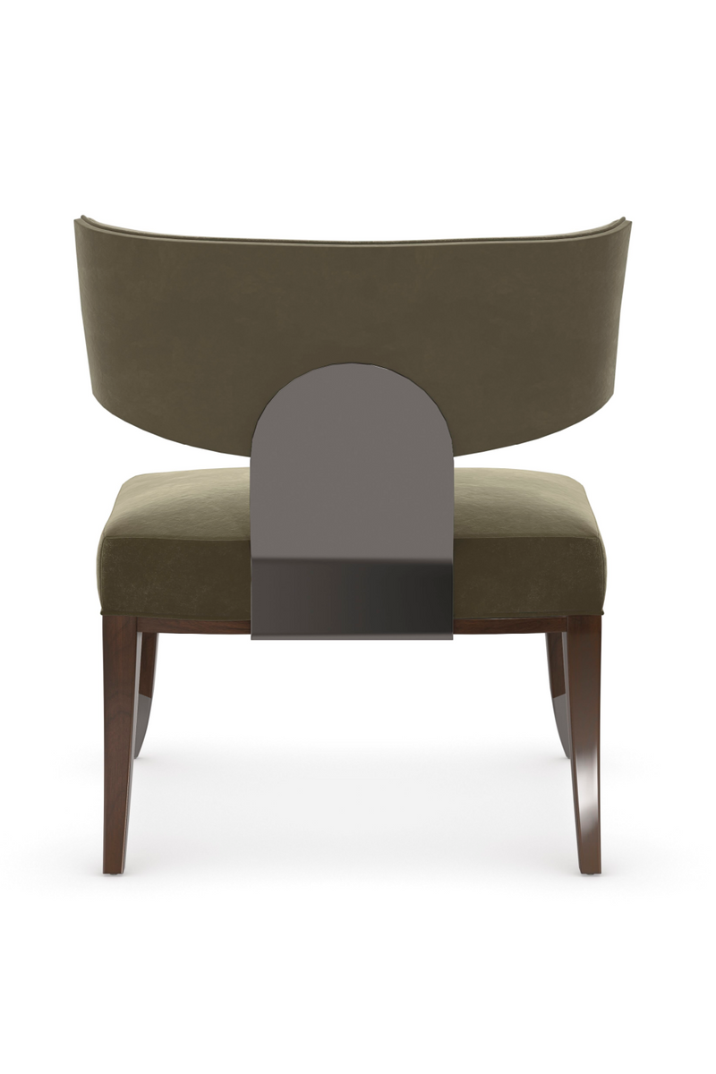 Velvet Arched Accent Chair | Caracole Mykonos | Oroatrade.com