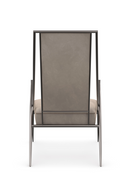 Smoked Stainless Steel Armchair | Caracole Mantis | Oroatrade.com