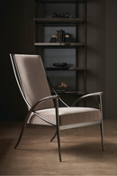 Smoked Stainless Steel Armchair | Caracole Mantis | Oroatrade.com