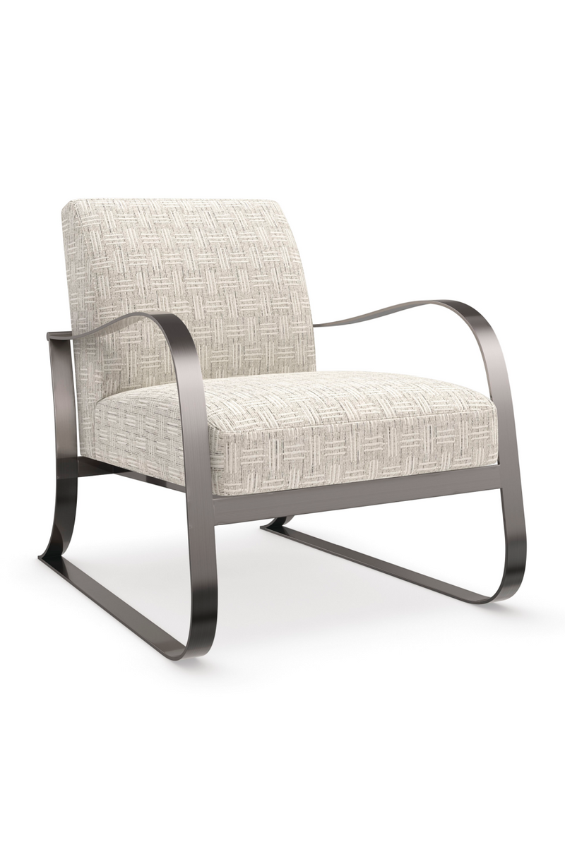 Modern Art Deco Lounge Chair | Caracole Sinuous | Oroatrade.com