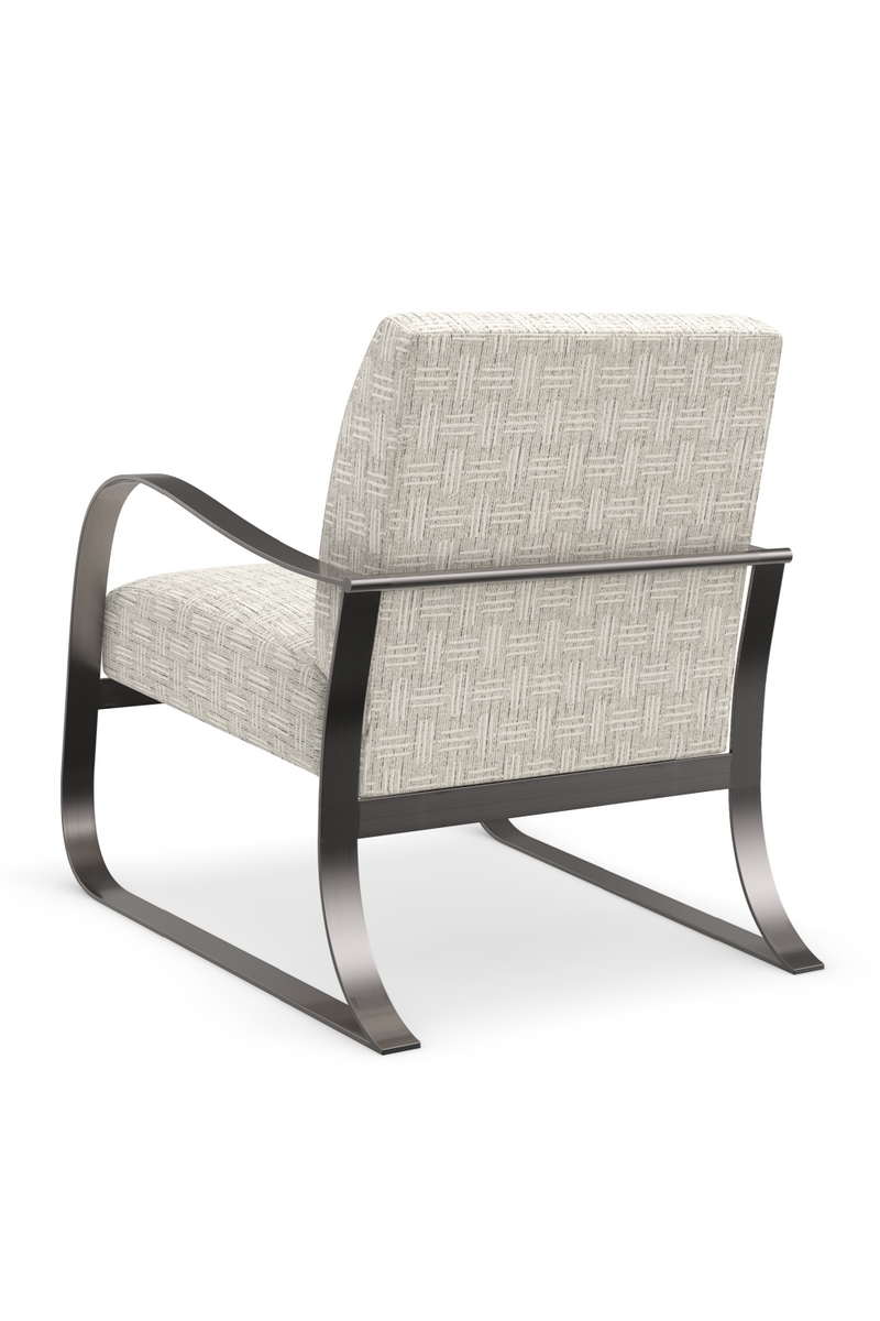 Modern Art Deco Lounge Chair | Caracole Sinuous | Oroatrade.com