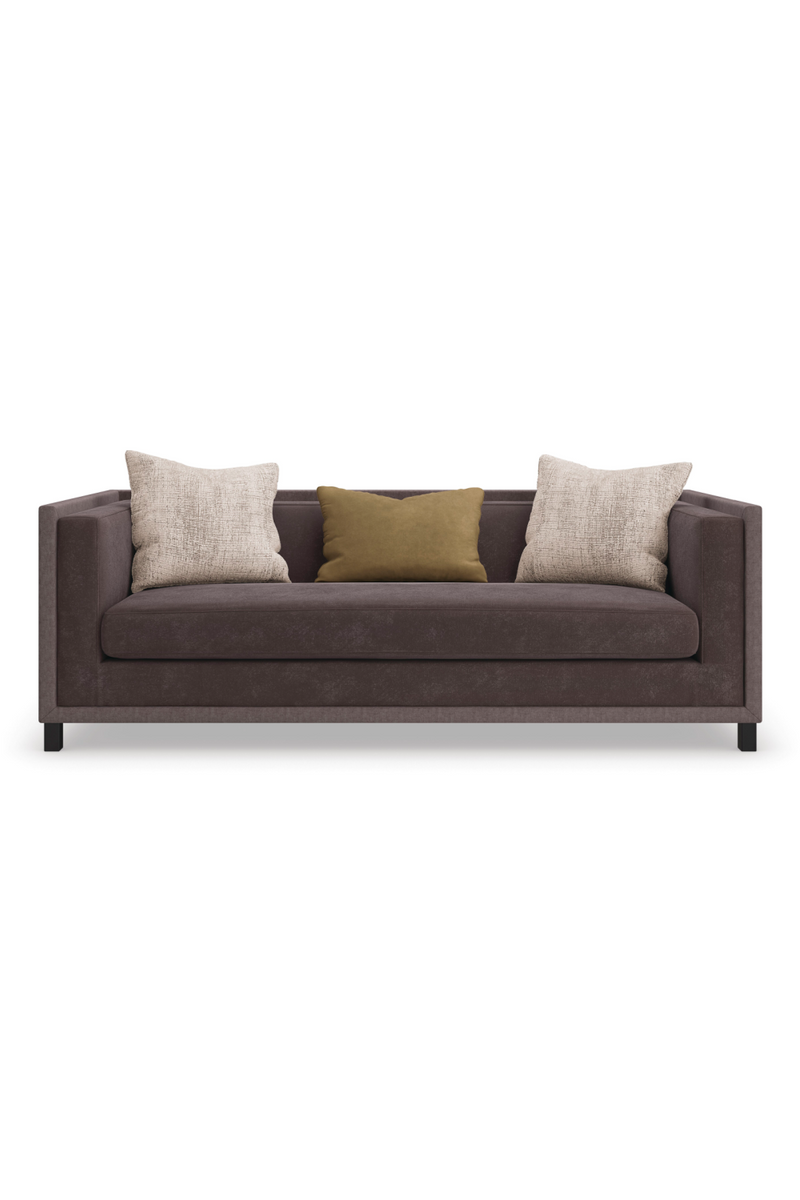 Brown Classic Sofa | Caracole Tuxedo | Oroatrade.com