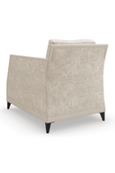Beige Chenille Lounge Chair | Caracole Limitless | Oroatrade.com
