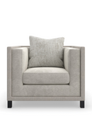 Light Gray Lounge Chair | Caracole Tuxedo | Oroatrade.com