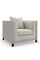 Light Gray Lounge Chair | Caracole Tuxedo | Oroatrade.com