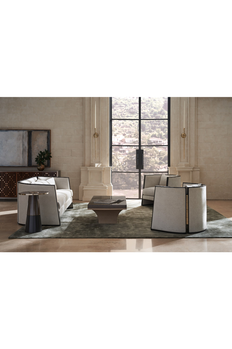 Gray Modern Lounge Chair | Caracole Cut Away