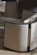 Gray Modern Lounge Chair | Caracole Cut Away | Oroatrade.com