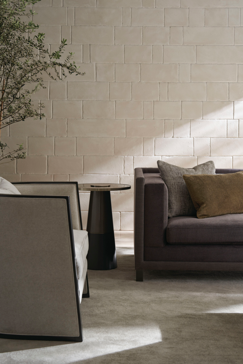 Gray Modern Lounge Chair | Caracole Cut Away | Oroatrade.com