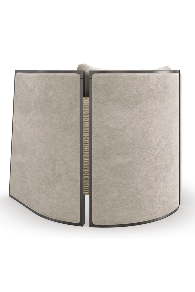 Gray Modern Lounge Chair | Caracole Cut Away | Oroatrade.com