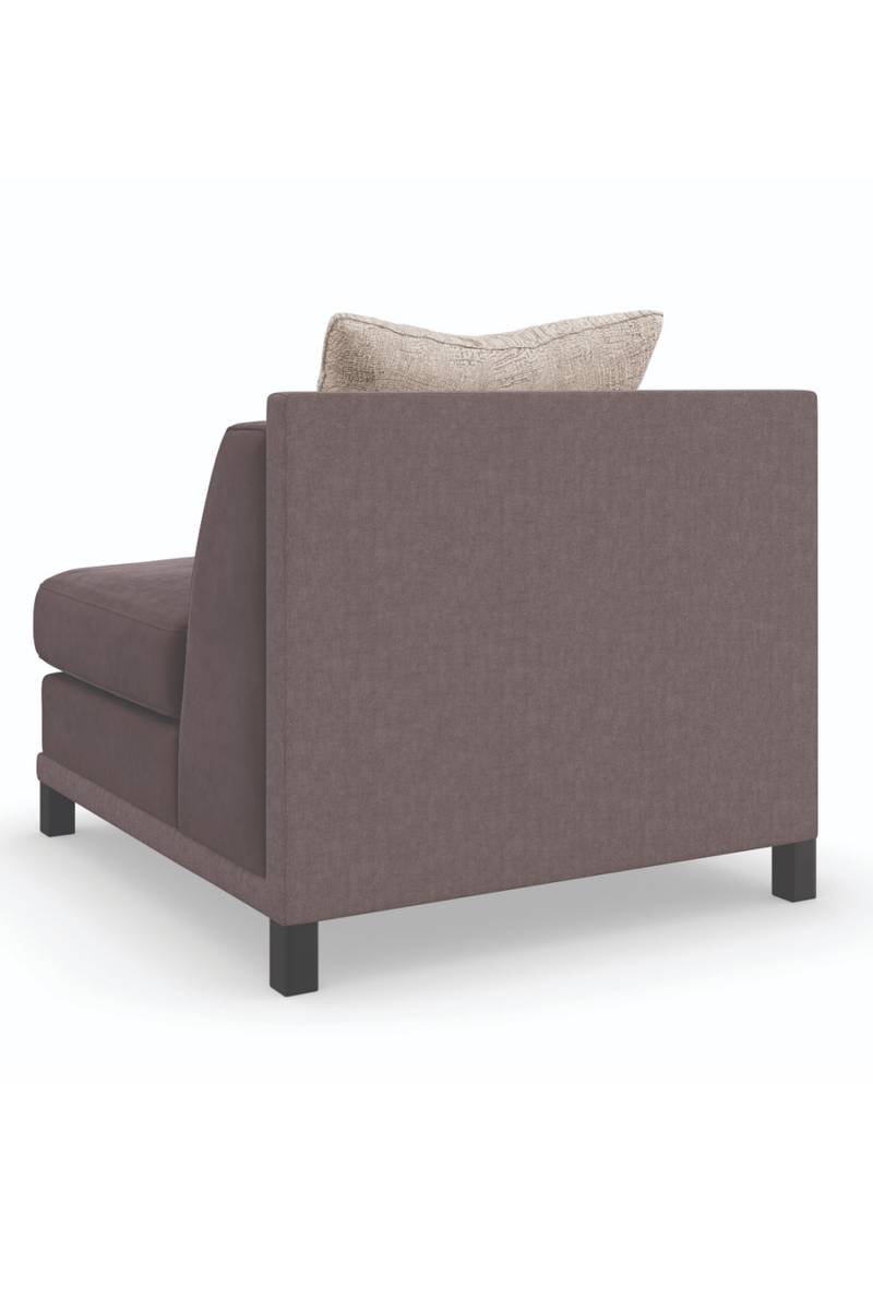 Brown Upholstered Sectional Chair | Caracole Tuxedo | Oroatrade.com