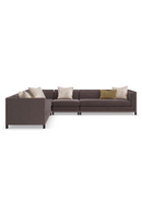 Brown Upholstered Sectional Chair | Caracole Tuxedo | Oroatrade.com
