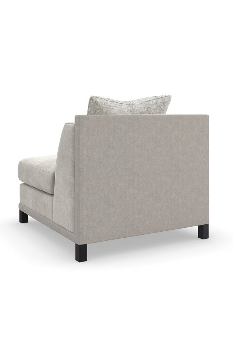 Light Gray Sectional Chair | Caracole Tuxedo | Oroatrade.com