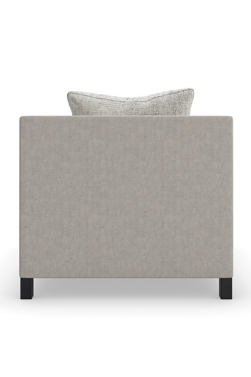 Light Gray Sectional Chair | Caracole Tuxedo | Oroatrade.com