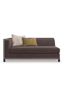 Brown Upholstered Sectional Chair | Caracole Tuxedo | Oroatrade.com
