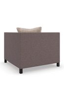 Brown Upholstered Sectional Chair | Caracole Tuxedo | Oroatrade.com