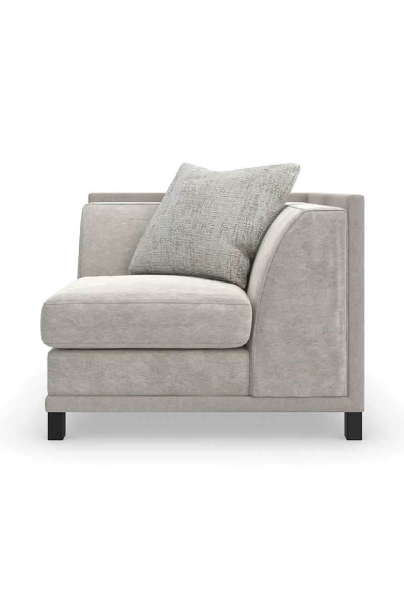 Light Gray Sectional Chair | Caracole Tuxedo | Oroatrade.com