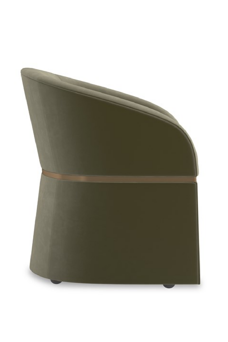 Green Velvet Accent Chair | Caracole Dune | Oroatrade.com