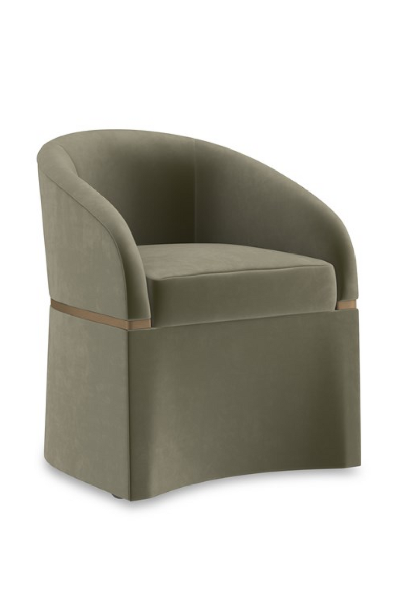 Green Velvet Accent Chair | Caracole Dune | Oroatrade.com