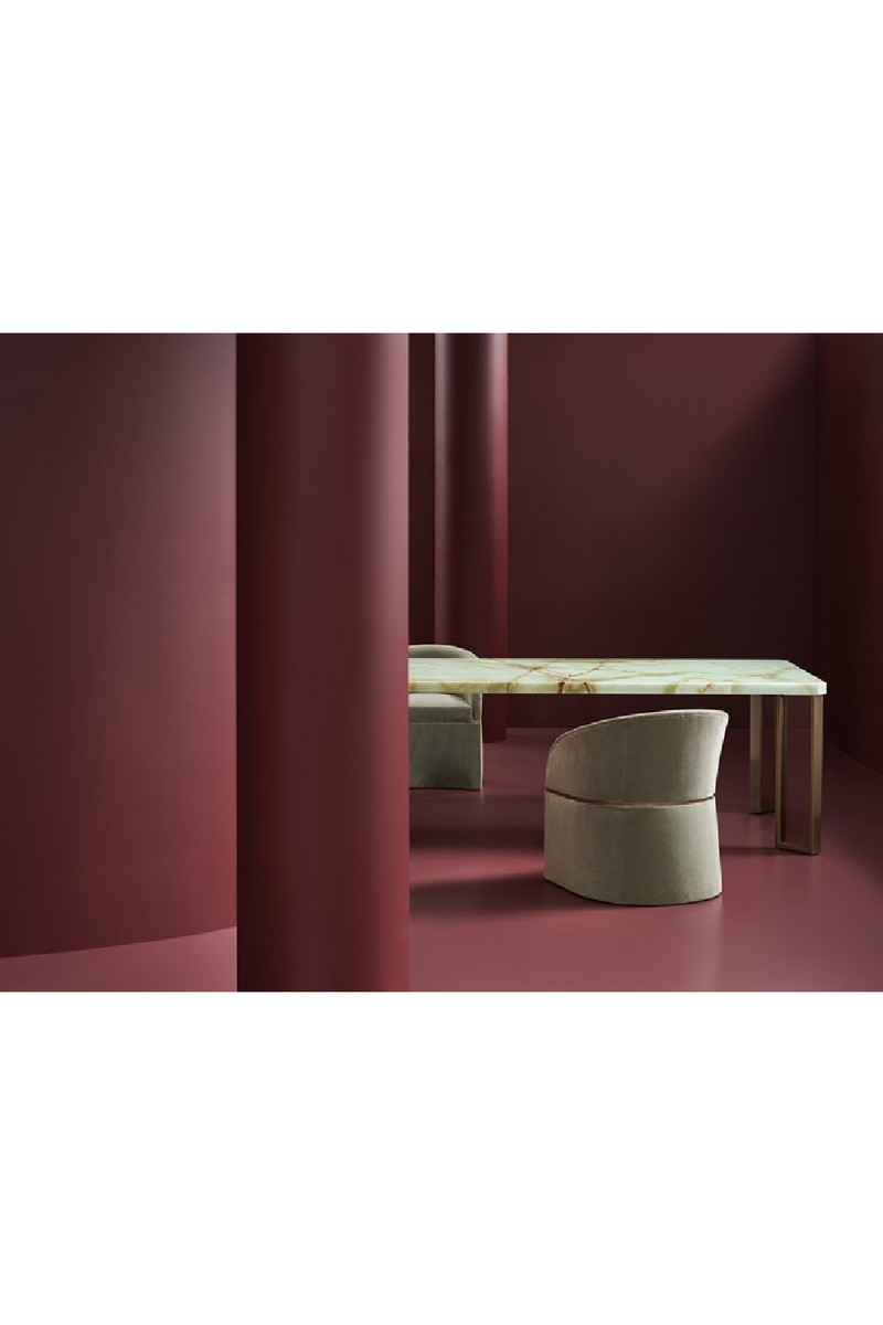 Curved Back Accent Chair | Caracole Dune | Oroatrade.com