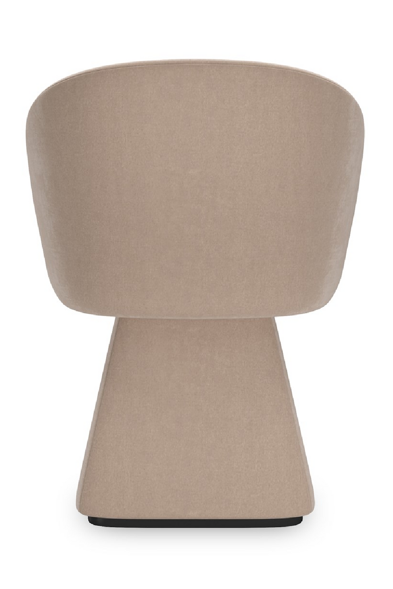 Taupe Velvet Swivel Chair | Caracole Vuelta | Oroatrade.com