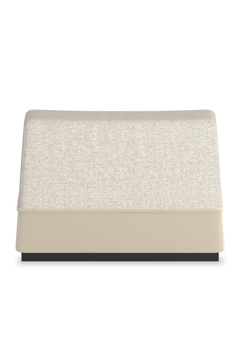 Gray Tweed Ottoman | Caracole Et Voila | Oroatrade.com