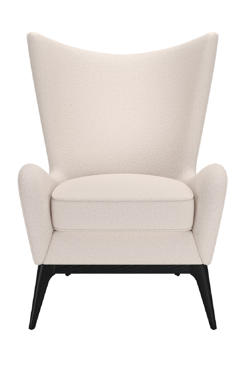 White Modern Wing Lounge Chair | Caracole Whats New Pussycat? | Oroatrade.com